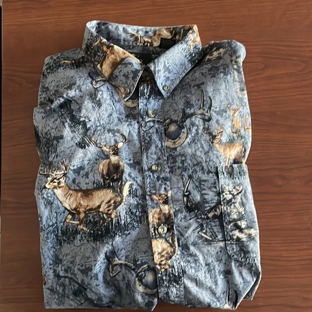 RedHead bow Hunter long sleeve shirt.  Button down.